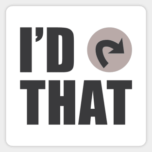 Tap That (black) Sticker